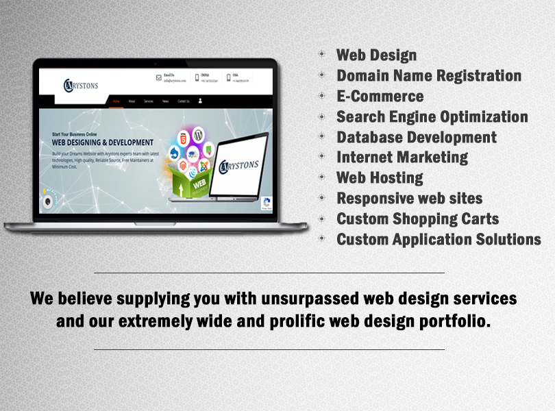 Professional Website Design by Arystons